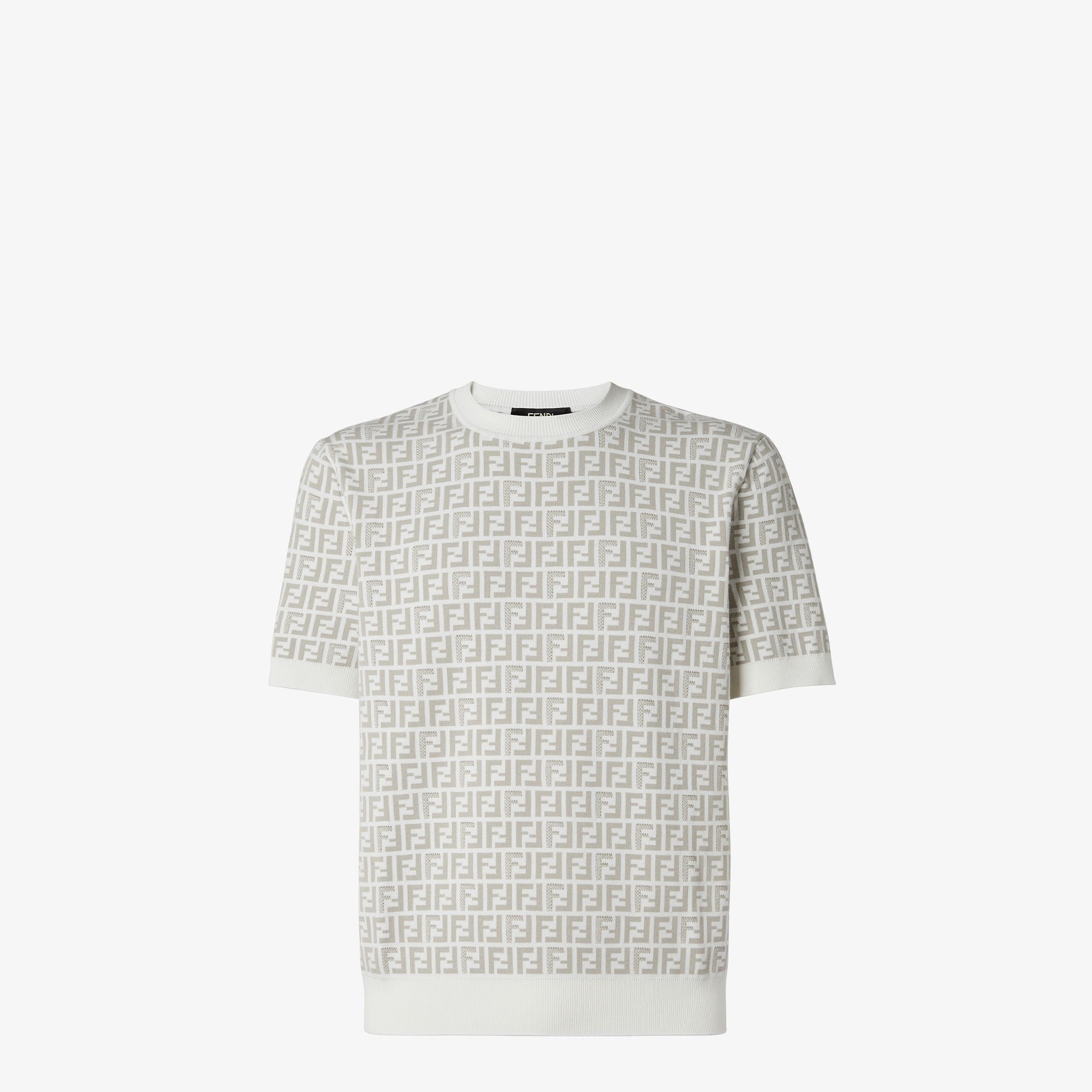 Wit stoffen T-shirt