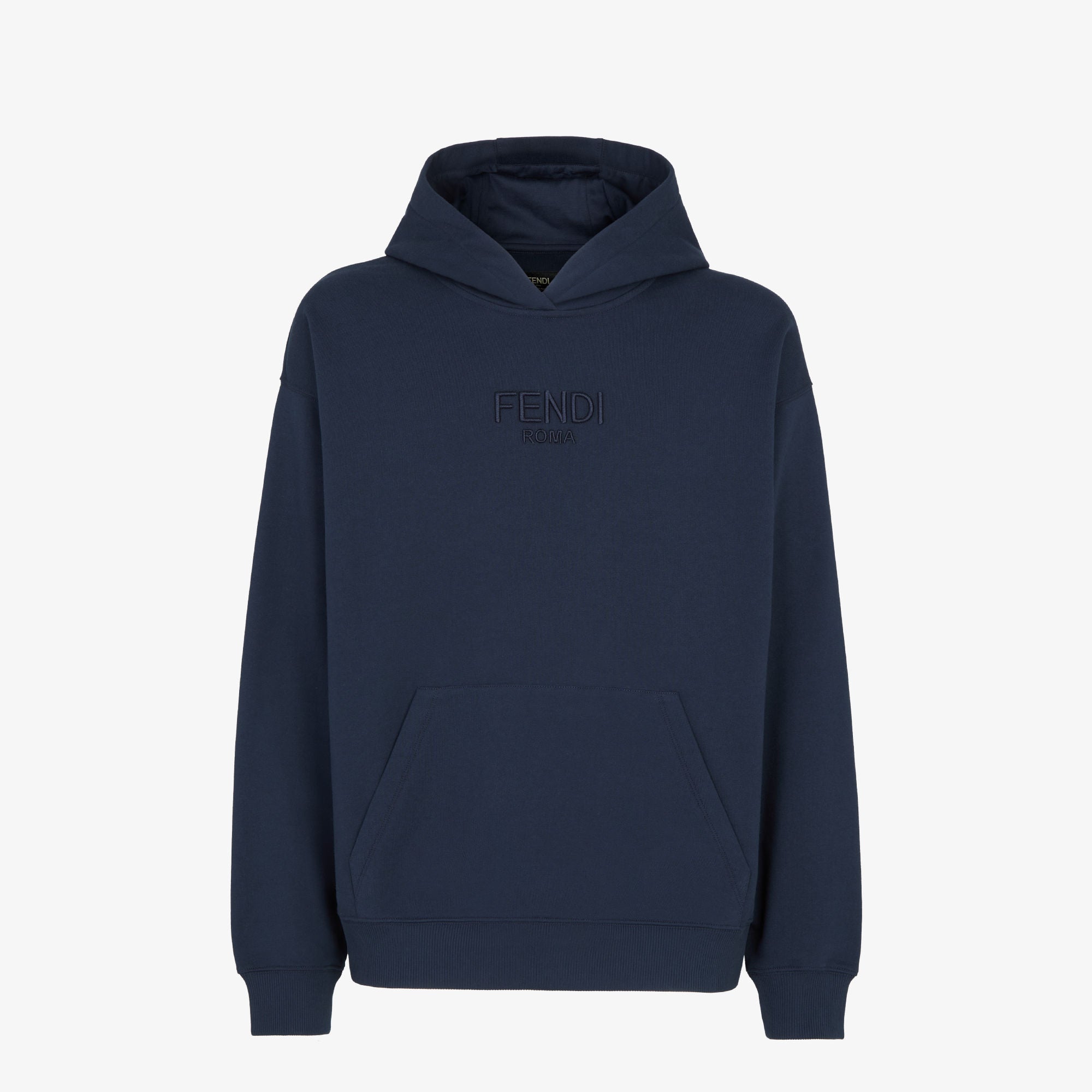 Felpa in cotone blu scuro