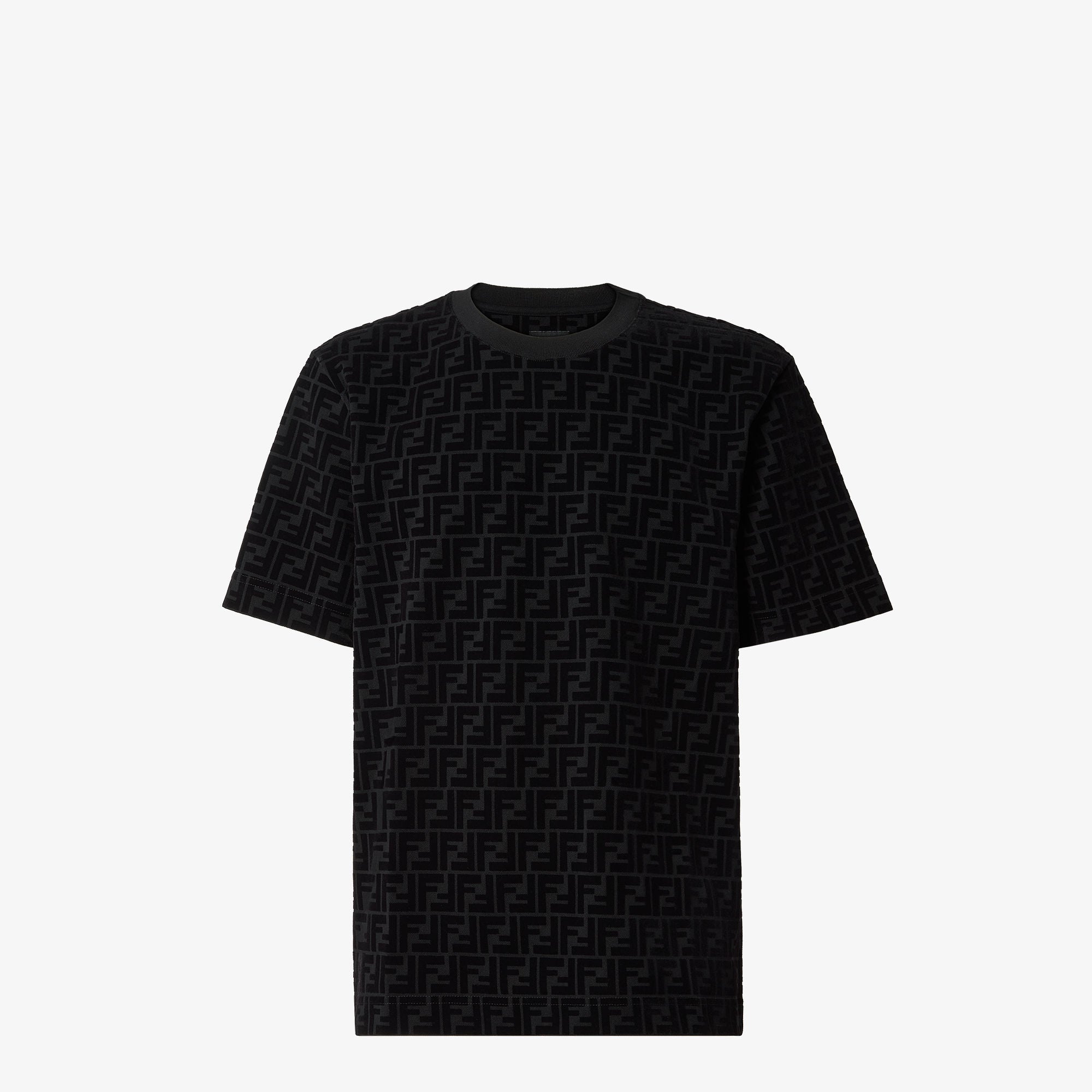Black pique t-shirt