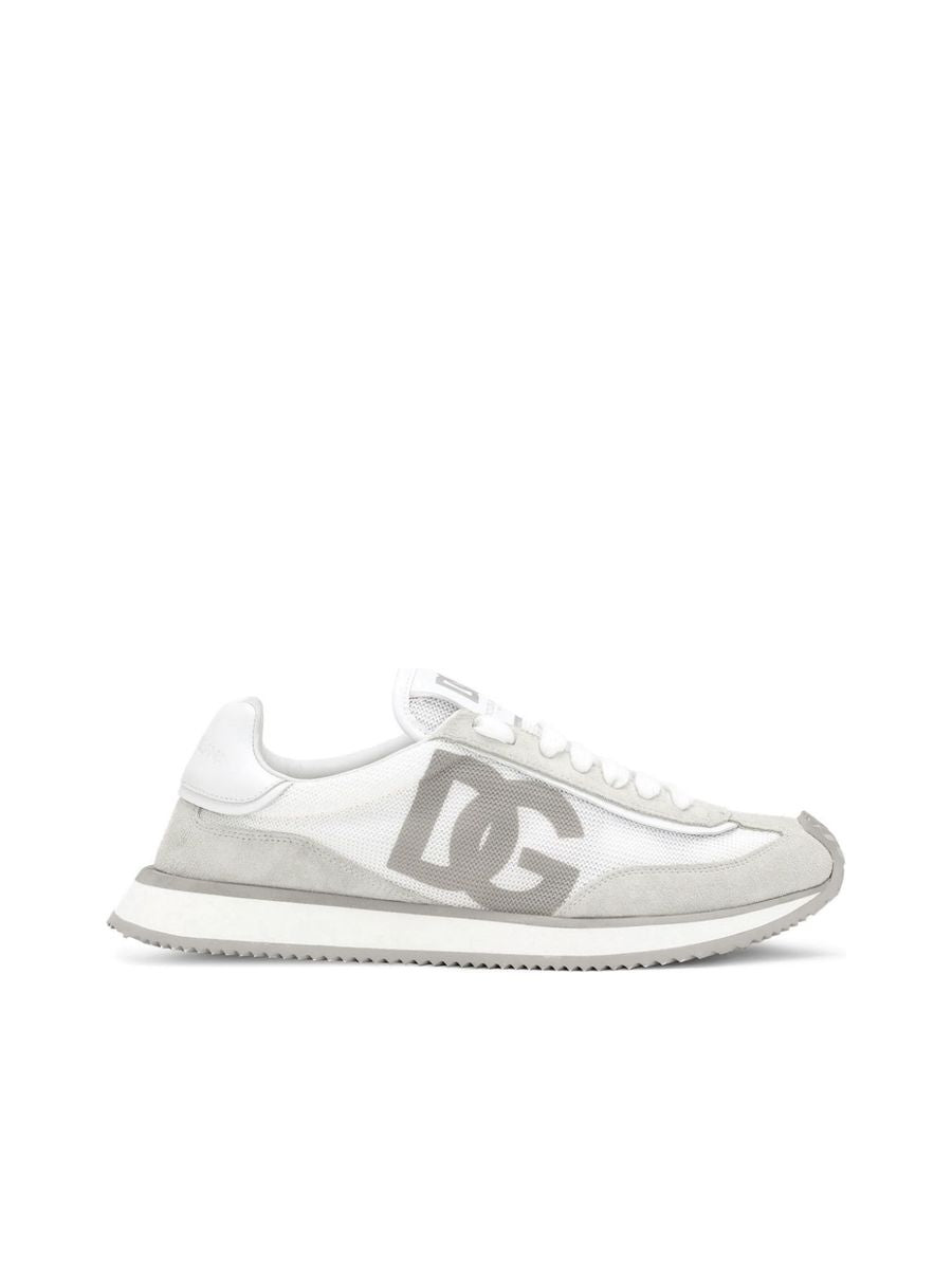Sneakers aus Ledermischung von Dolce Gabbana, Modell CK