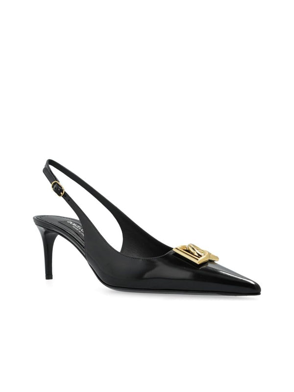 Slingback-Stilettos mit spitzer Zehenpartie