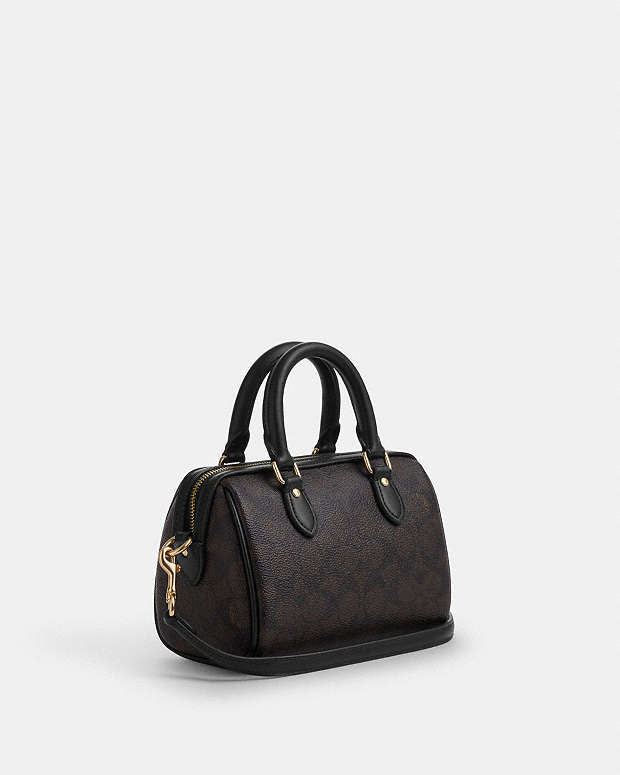 Mini sac bandoulière Rowan en toile exclusive