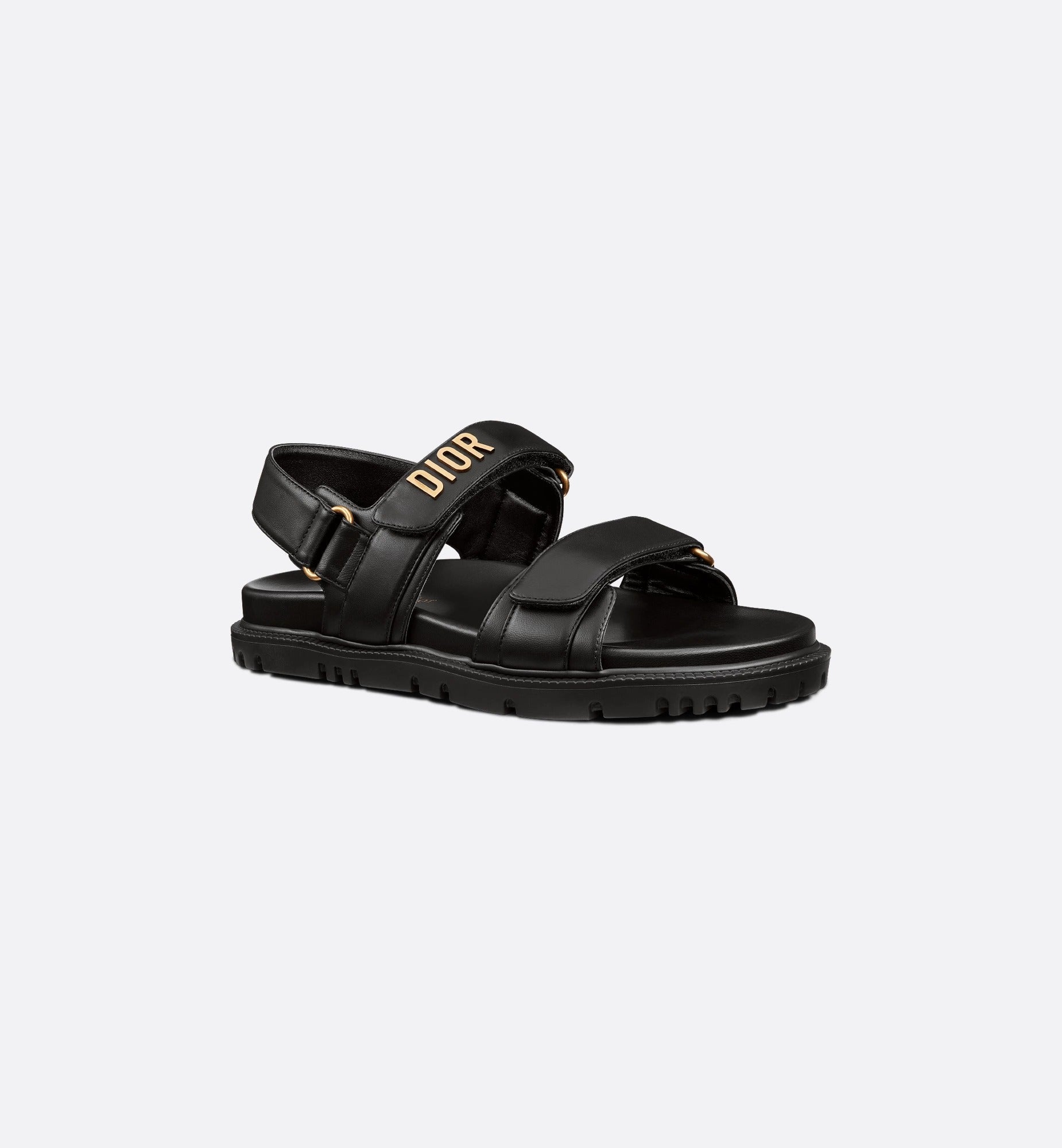 Dioract Schwarze Sandalen