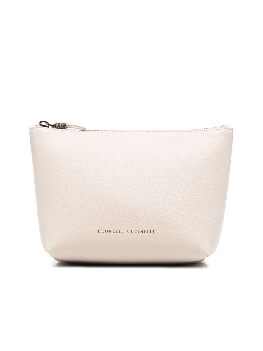 Lederbrieftasche mit Reißverschluss