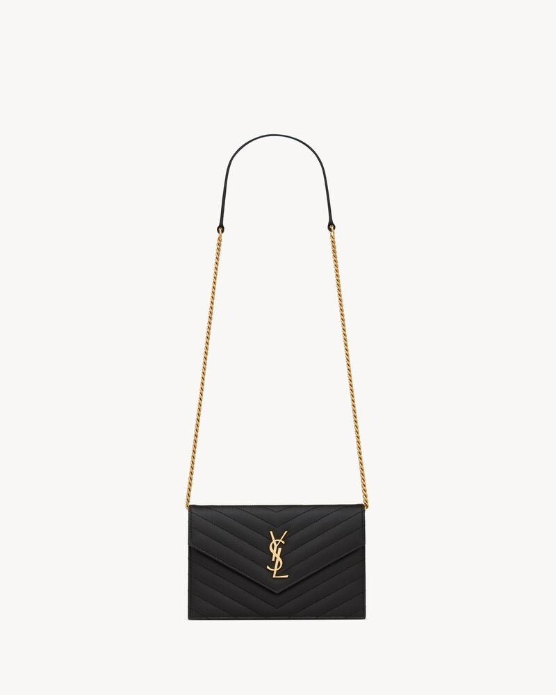 Cassandre envelopketting portemonnee zwart