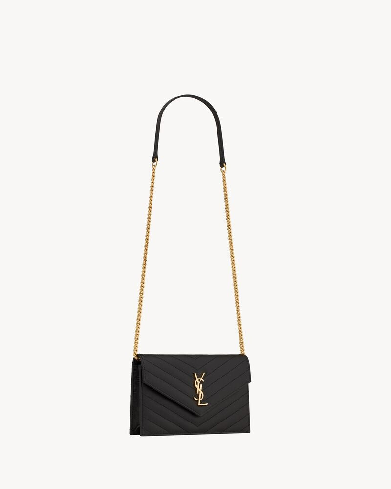 Cassandre envelopketting portemonnee zwart
