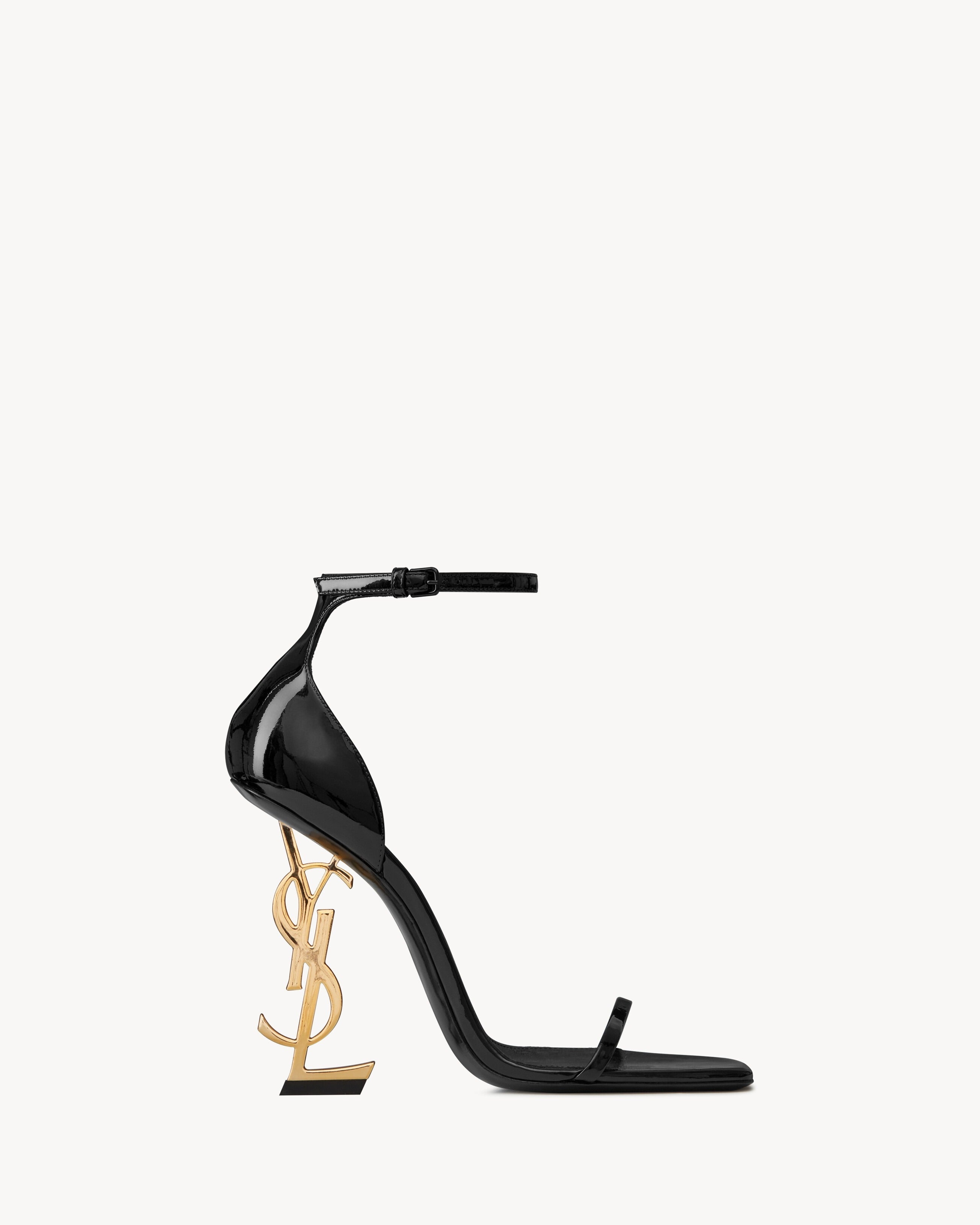 Opyum-sandalen of en cuir verni